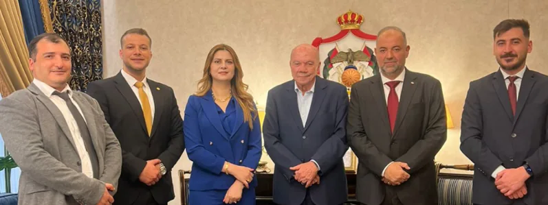 USAGBC Delegation Meets with President of the Senate, Faisal Al-Fayez